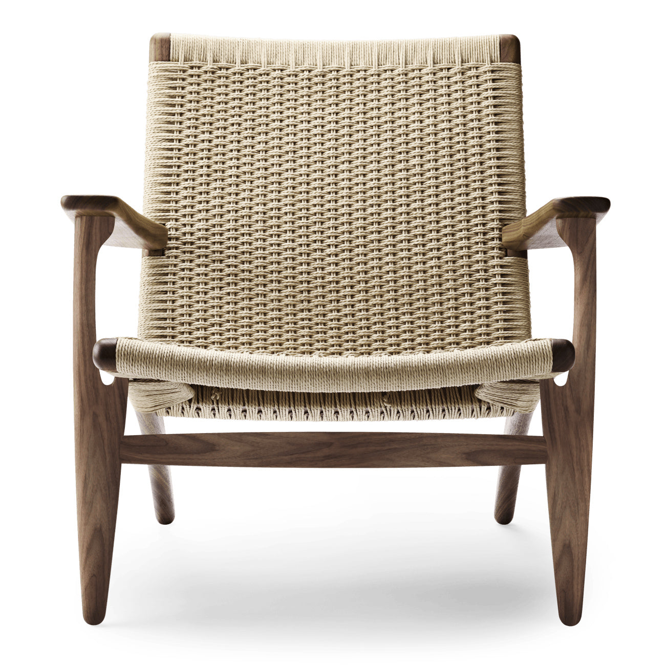 CH25 | Lounge Chair by Carl Hansen & Søn #Walnut/Oiled/Natural Paper Cord