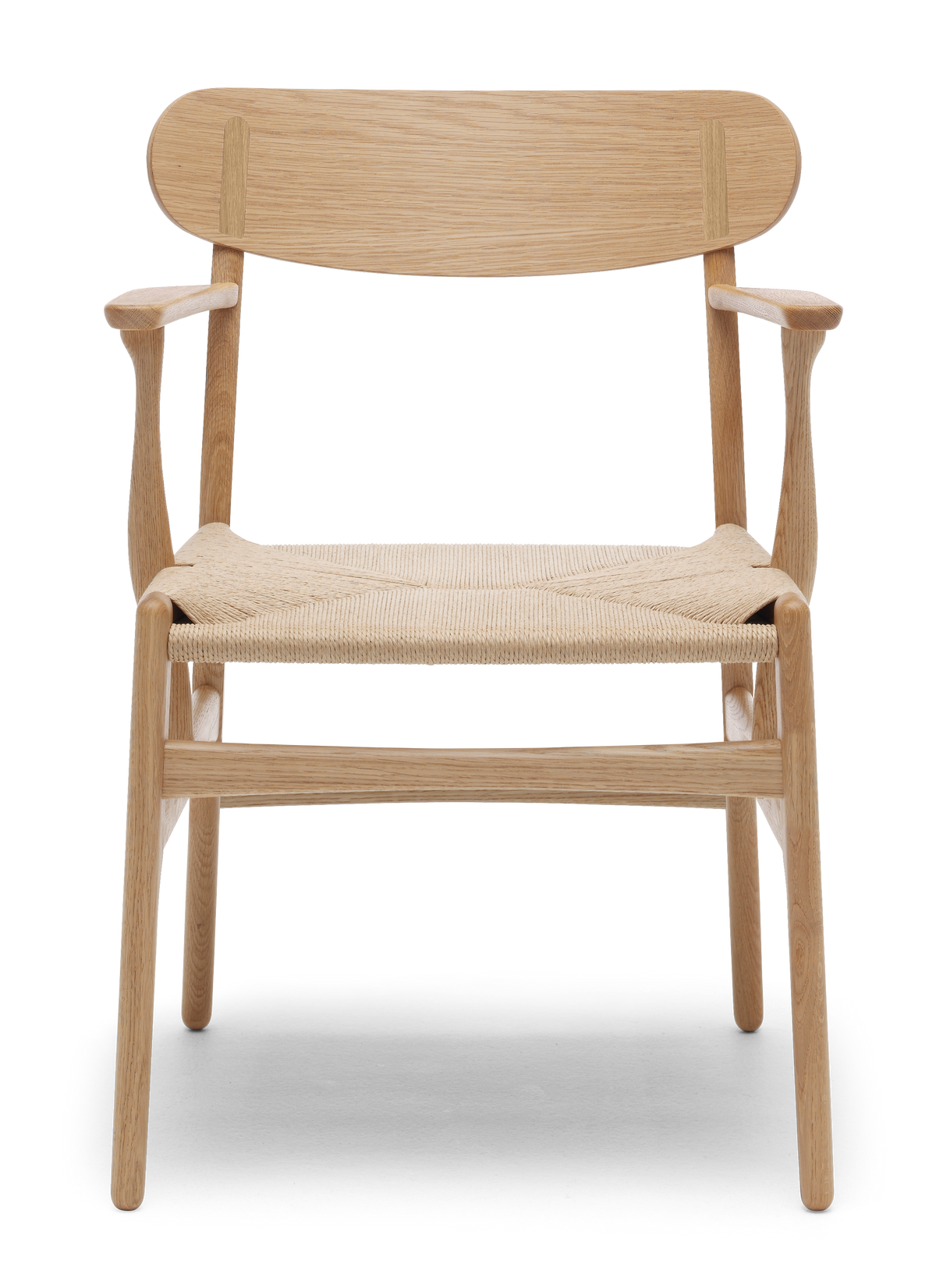 CH26 Dining Chair - Oak Oil Natural Paper Cord
