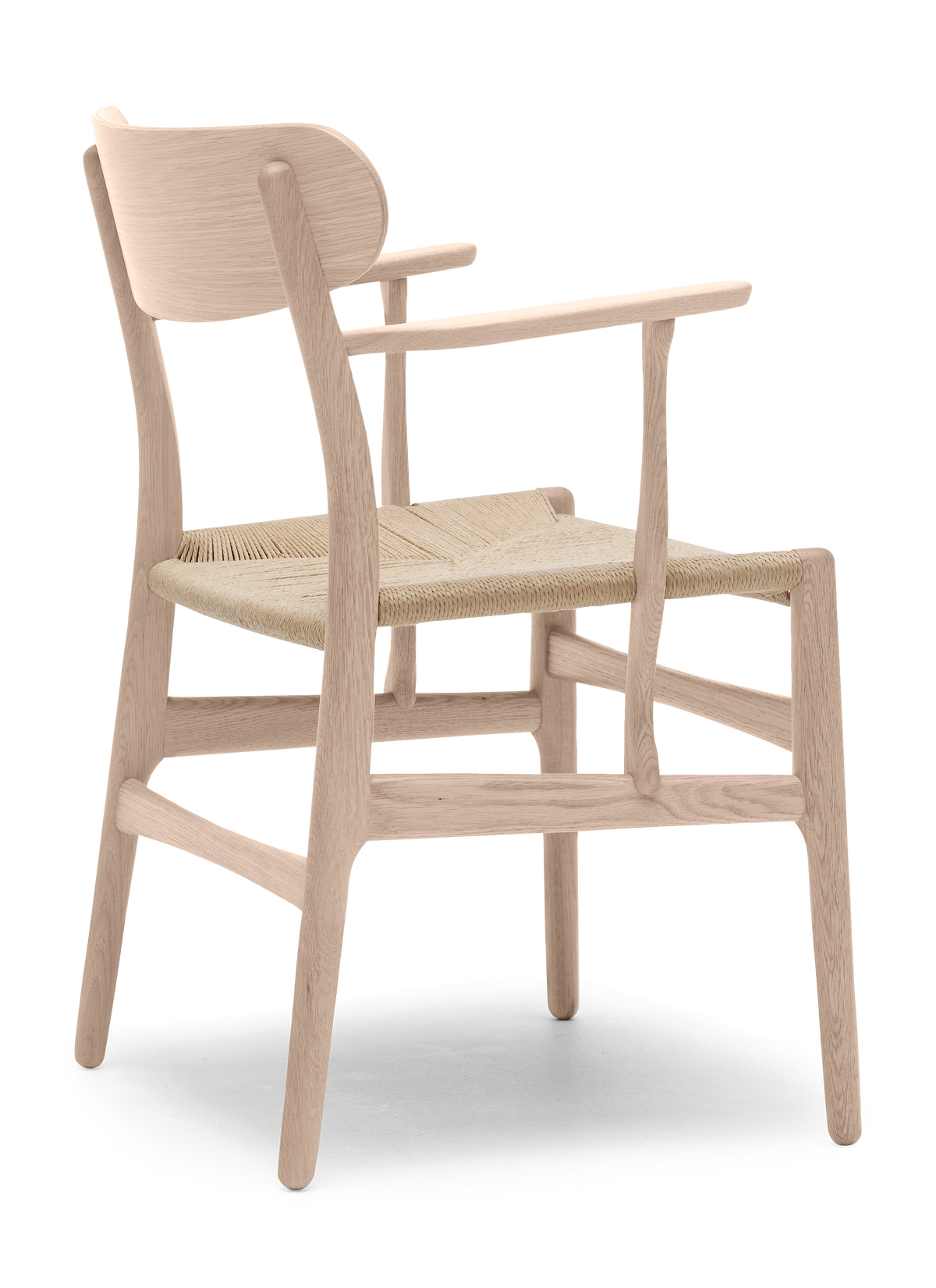 CH26 Dining Chair - Oak Soap Natural Paper Cord Back