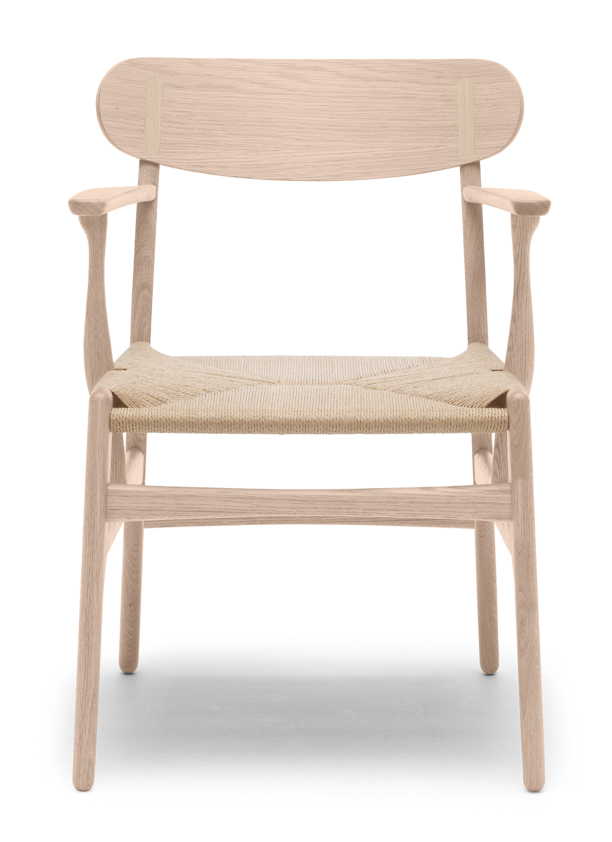 CH26 Dining Chair - Oak Soap Natural Paper Cord