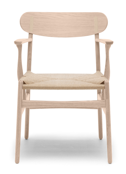 CH26 Dining Chair - Oak Soap Natural Paper Cord