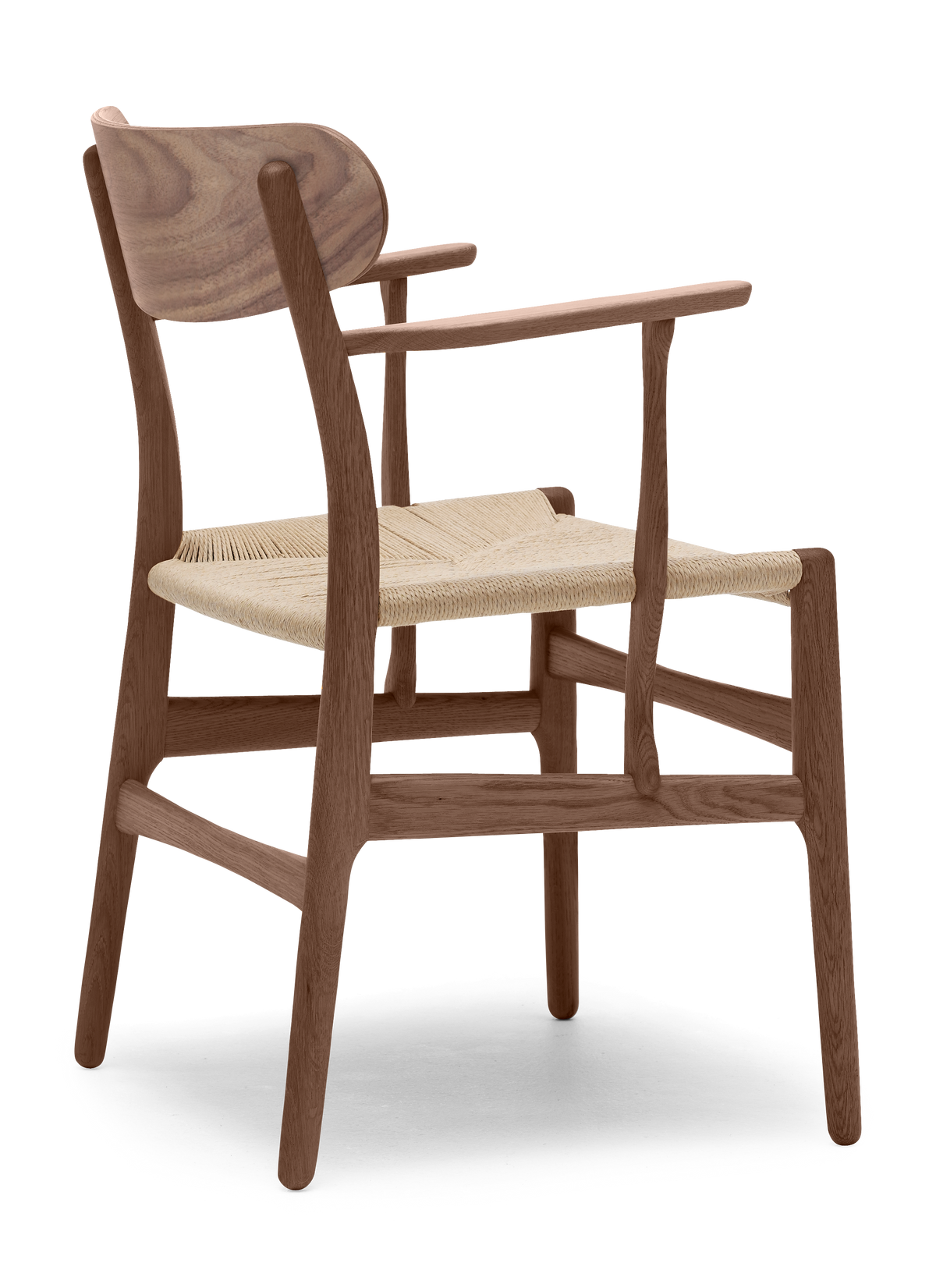CH26 Dining Chair - Walnut Oil Natural Paper Cord Back