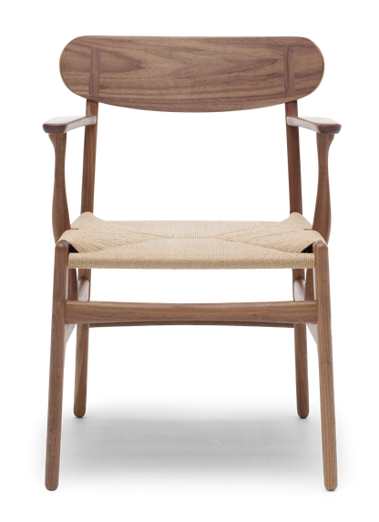CH26 Dining Chair - Walnut Oil Natural Paper Cord