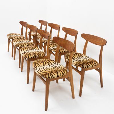 CH30 Chairs in Teak by Hans J. Wegner for Carl Hansen & Søn, 1960s, Set of 8-TJQ-1007460