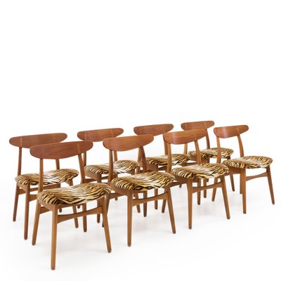 CH30 Chairs in Teak by Hans J. Wegner for Carl Hansen & Søn, 1960s, Set of 8-TJQ-1007460