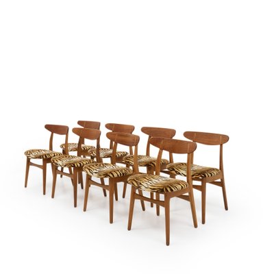 CH30 Chairs in Teak by Hans J. Wegner for Carl Hansen & Søn, 1960s, Set of 8-TJQ-1007460