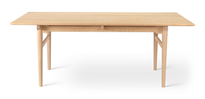 CH327 Dining Table - Beech Soap front