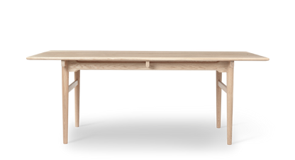 CH327 Dining Table - Oak Soap front