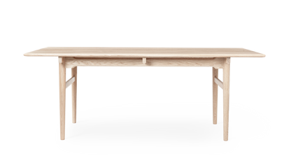 CH327 Dining Table - Oak White Oil front