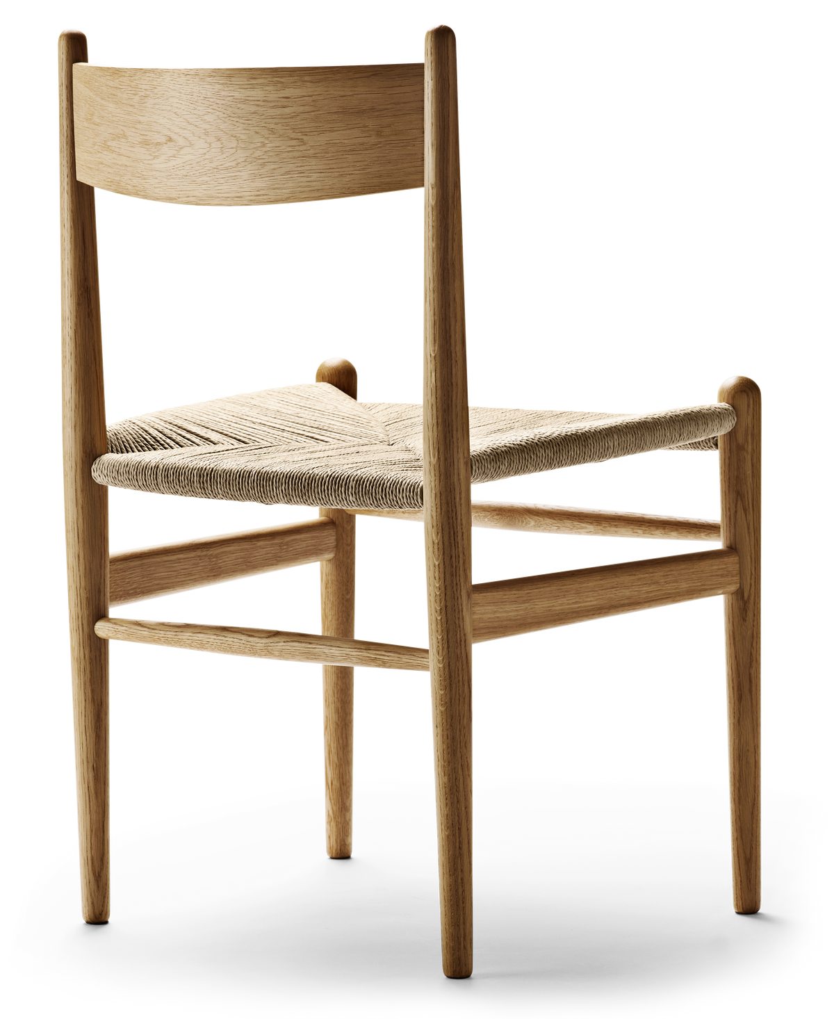 CH36 Oak Oil Natural Paper Cord Back