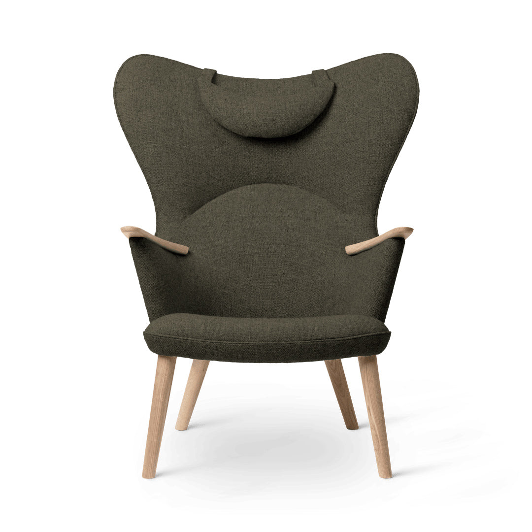 CH78 | Mama Bear Chair by Carl Hansen & Søn #Oak / Soaped / Fiord 961