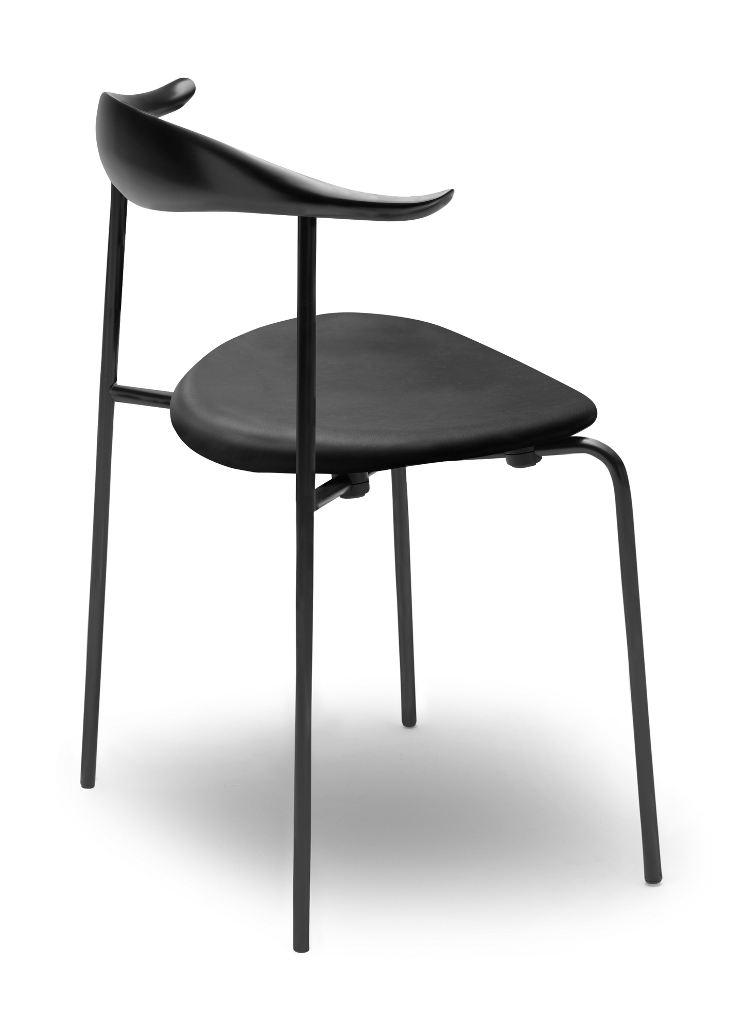 CH88P Chair - ch88p boeg sortmalet thor301 sort stel back
