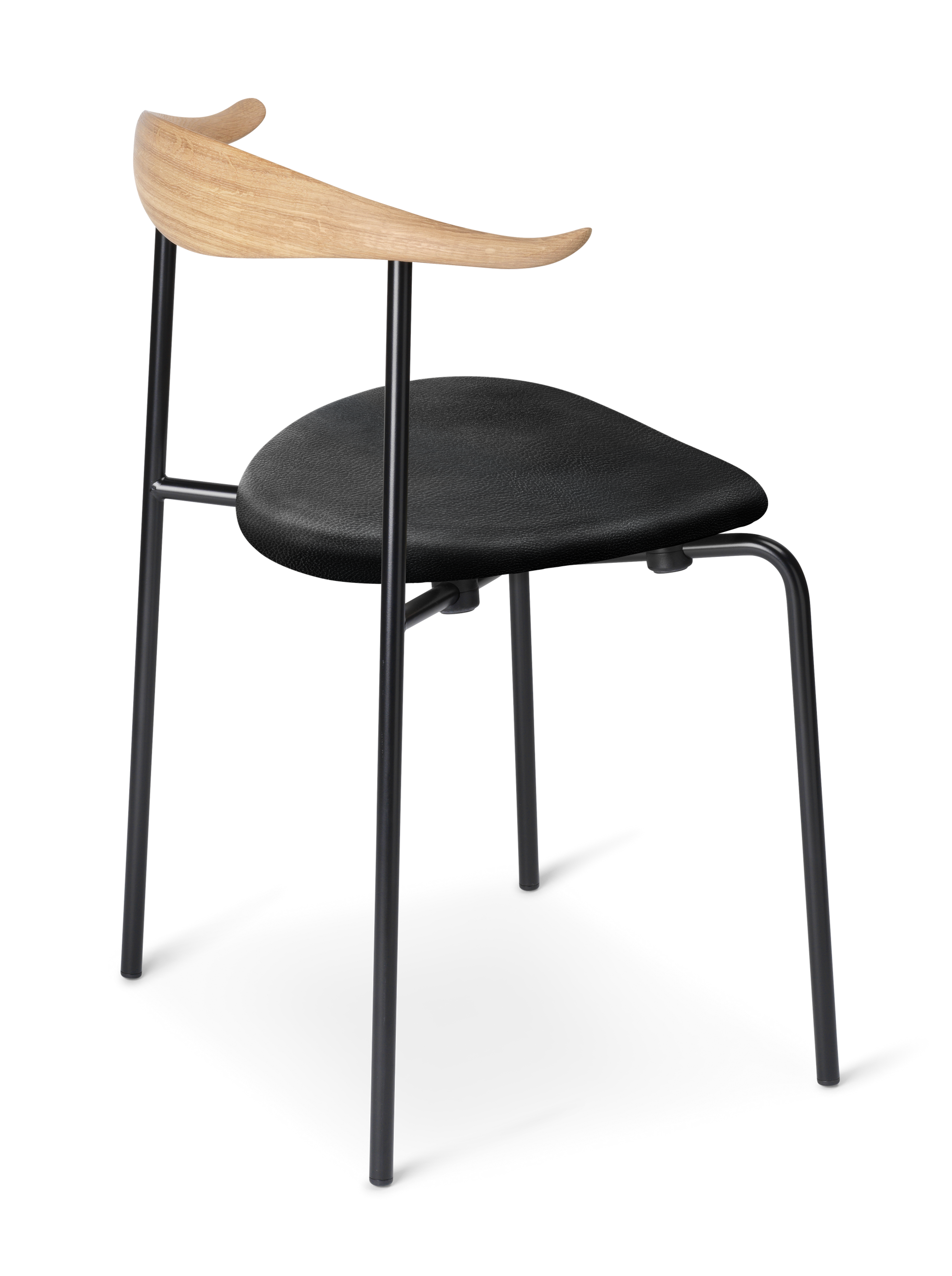 CH88P Chair - ch88p oak oil loke7150 steel black back