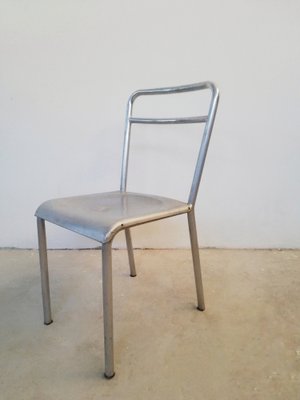 Chair in Aluminum in the Style of Gio Ponti for Montecatini, 1950s-UIW-1066796