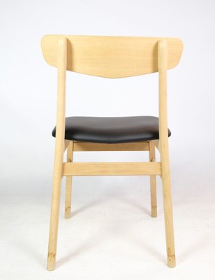 Chair in Black Leather and Oak by Hammel Mosbøl for Findahl, 1990s-UY-1425732