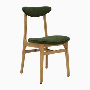 Chair in Boucle Bottle Green and Natural Wood, 2023-JOG-1761607