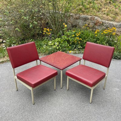 Chairs and Coffee Table by Anonima Castles from Castelli / Anonima Castelli, Italy, 1950s, Set of 3-WQC-1372857