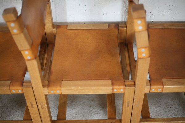 Chairs and Coffee Table from Maison Regain, France, 1970s, Set of 5-MAO-1080858