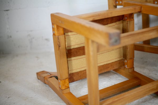 Chairs and Coffee Table from Maison Regain, France, 1970s, Set of 5-MAO-1080858