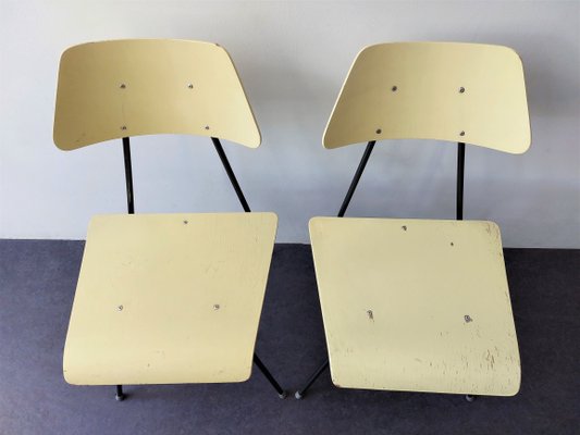 Chairs and Side Table by Rob Parry for Dico, Netherlands, 1950s, Set of 3-NV-1357738