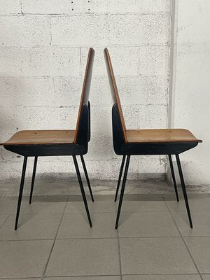 Chairs attributed to Carlo Ratti for Società Compensati Curvati, 1950s, Set of 6-JHL-2035779