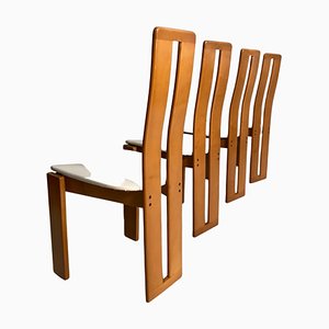 Chairs attributed to Mario Marenco for Mobil Girgi, Italy, 1970s, Set of 4-KKZ-1814202