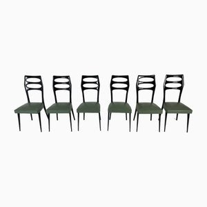 Chairs attributed to Paolo Buffa, 1950s, Set of 6-UVT-2026968