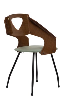 Chairs by Carlo Ratti, 1950s, Set of 6-ZCI-751850