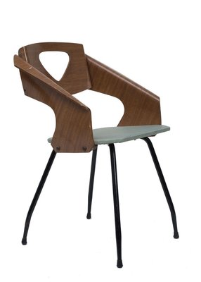 Chairs by Carlo Ratti, 1950s, Set of 6-ZCI-751850