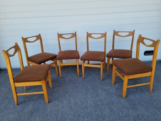 Chairs by Guillerme et Chambron for Votre Maison, 1960s, Set of 6-GSF-992939