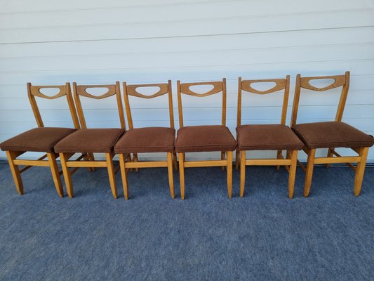 Chairs by Guillerme et Chambron for Votre Maison, 1960s, Set of 6-GSF-992939