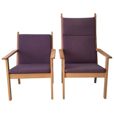 Chairs by Hans Wegner for Getama, 1980s, Set of 2-LL-1336653