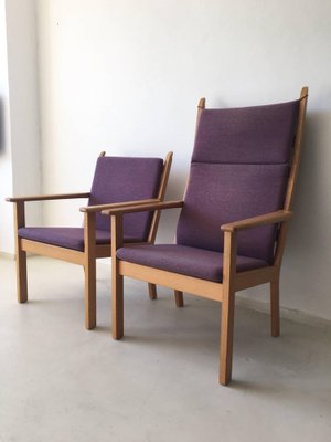 Chairs by Hans Wegner for Getama, 1980s, Set of 2-LL-1336653