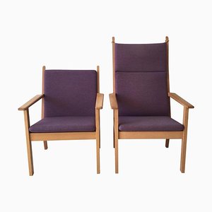 Chairs by Hans Wegner for Getama, 1980s, Set of 2-LL-1336653