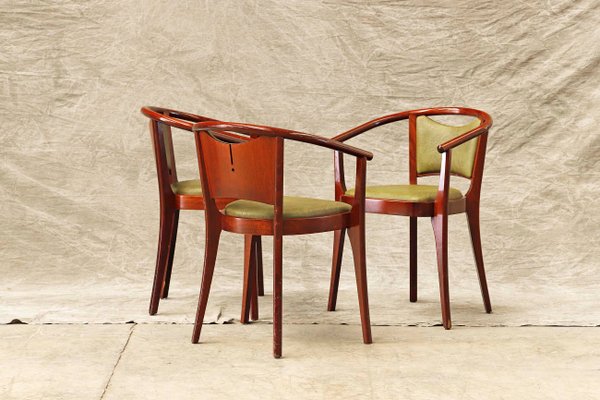 Chairs by Joamin Baumann for Baumann, Set of 3-PTH-1330890