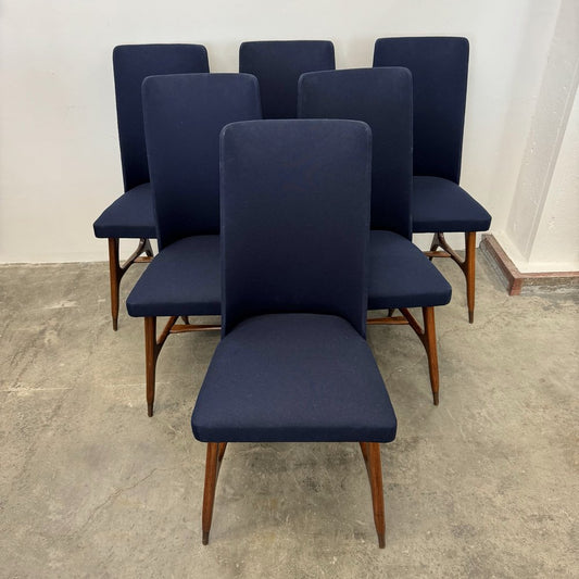 Chairs by Melchiorre Bega, Set of 6