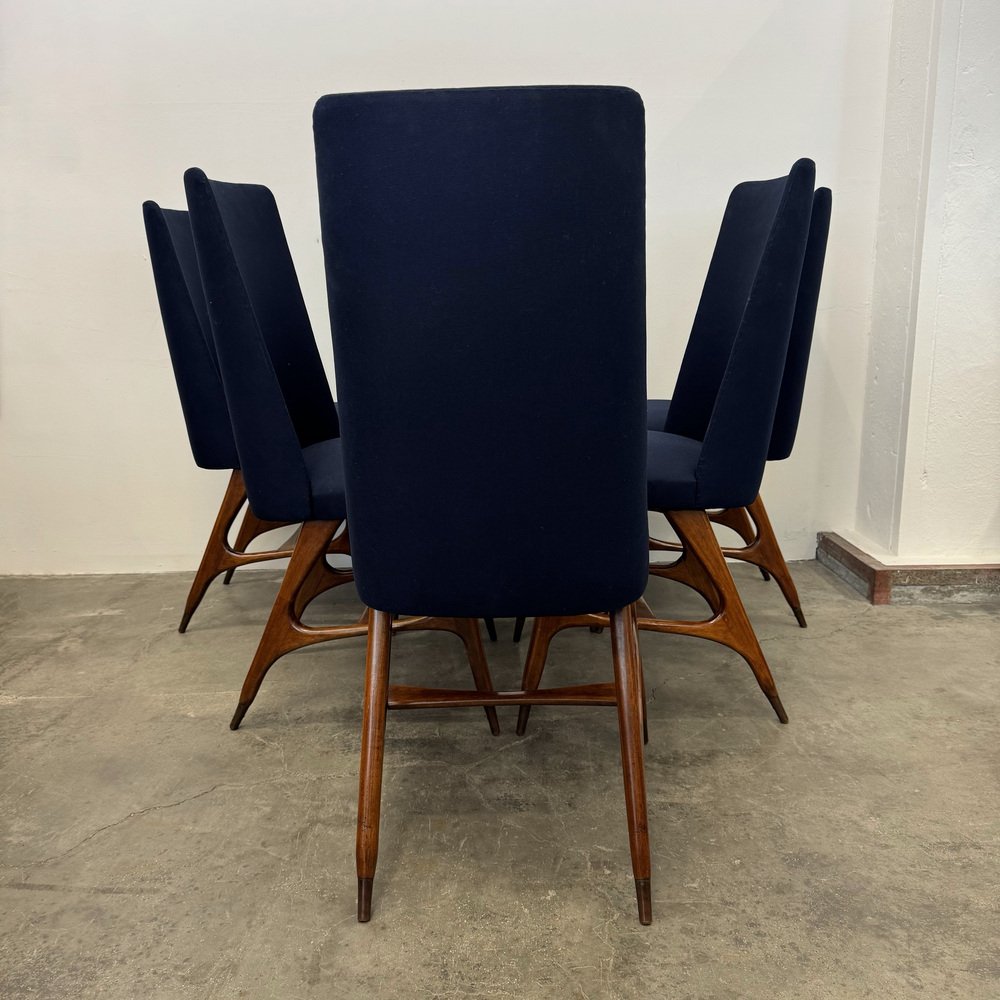 Chairs by Melchiorre Bega, Set of 6