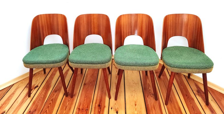 Chairs by O. Haerdtl for Ton, Czechoslovakia, 1960s, Set of 4-DHD-1282635