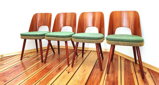 Chairs by O. Haerdtl for Ton, Czechoslovakia, 1960s, Set of 4