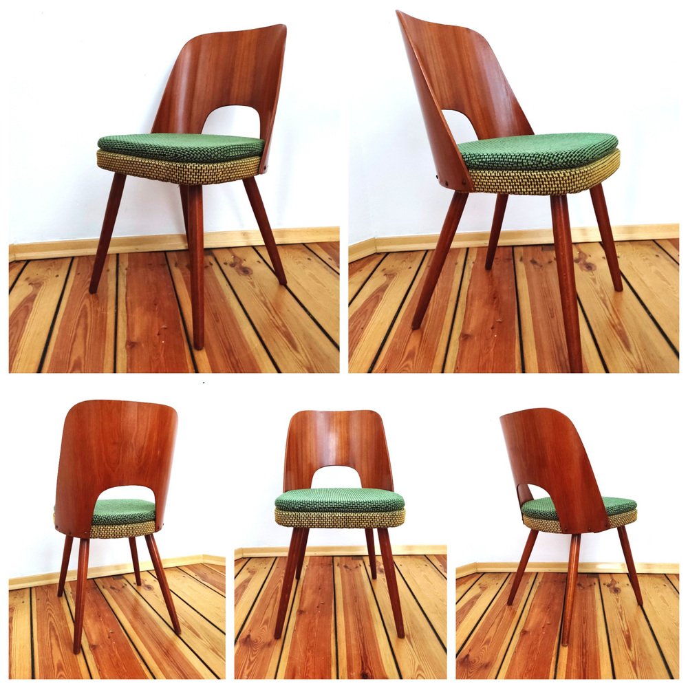 Chairs by O. Haerdtl for Ton, Czechoslovakia, 1960s, Set of 4