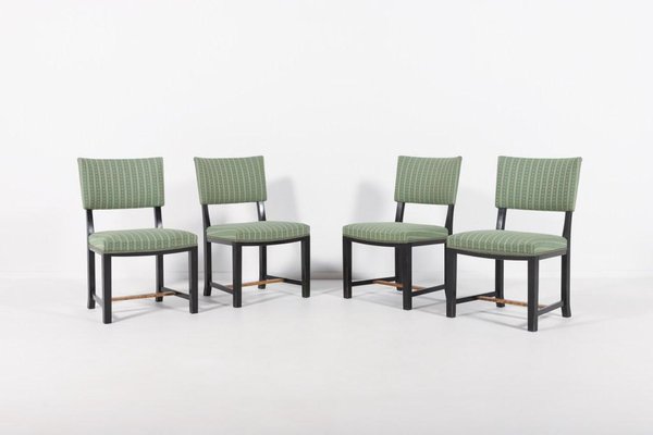 Chairs by Otto Schulz, Sweden, 1940s, Set of 4-KMC-1386490