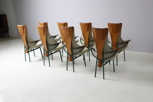 Chairs by Paolo Deganello for Zanotta, 1991, Set of 8-DXL-1405105