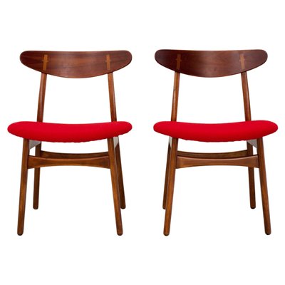 Chairs CH30 by Hans Wegner, Set of 3-ITV-1299173