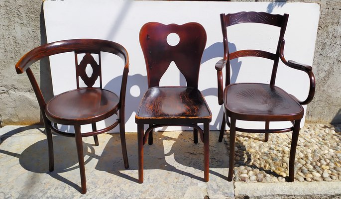 Chairs from Jacob & Josef Kohn, 1910, Set of 3-EI-975754