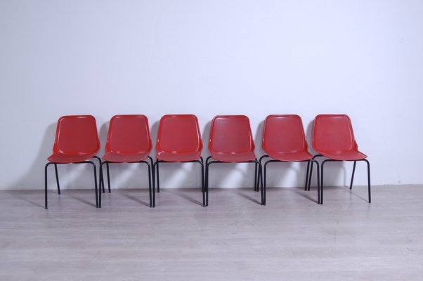 Chairs from MIM, Rome, 1960s, Set of 6-XSG-1259428