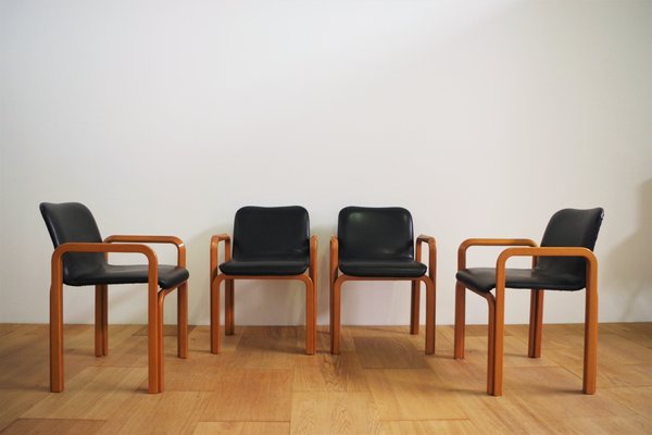 Chairs from Pillini Furniture, 1970s, Set of 4-KNM-997603