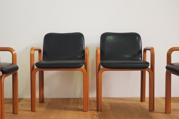 Chairs from Pillini Furniture, 1970s, Set of 4-KNM-997603