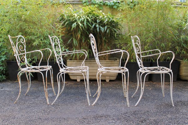 Chairs Garden Lio Carminati / Bridges to Home & Garden, Italy, in 1950, Set of 4 From Casa E Giardino-DPP-957533