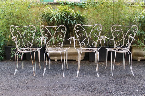 Chairs Garden Lio Carminati / Bridges to Home & Garden, Italy, in 1950, Set of 4 From Casa E Giardino-DPP-957533