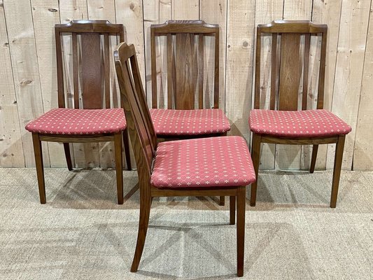 Chairs in Ash from G Plan, 1970s, Set of 4-QYF-1820022